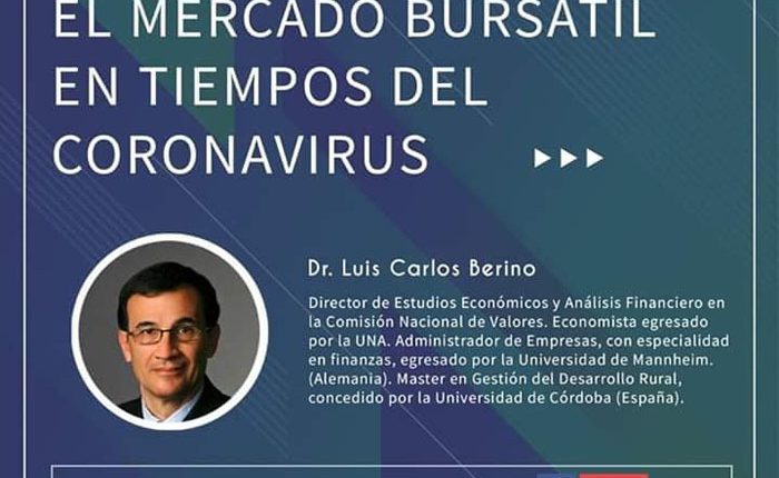 Conferencista confirmado para este miércoles 20 de mayo.