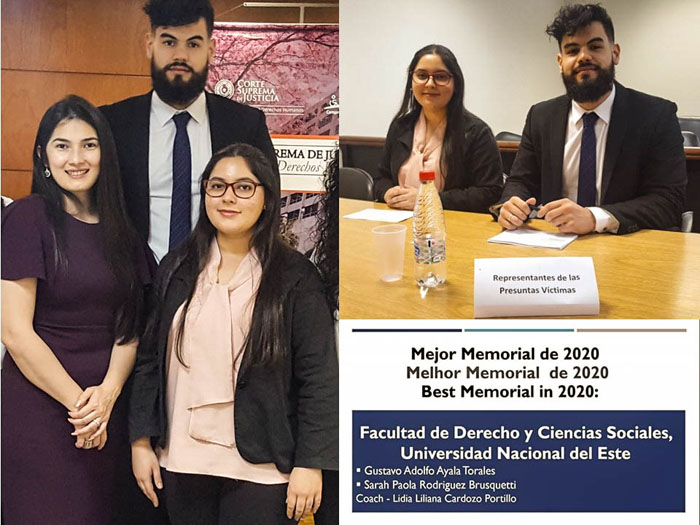 Lic. Lidia Liliana Cardozo, Univ. Gustavo Ayala y Sarah Rodríguez.